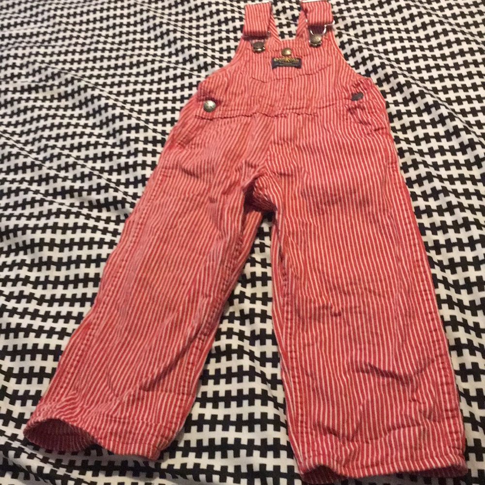 Oshkosh railroad strip overalls